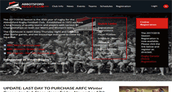 Desktop Screenshot of abbotsfordrugby.com